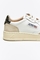 Zapatillas MEDALIST LOW-AULW-LS21 de piel WHITE/BLACK